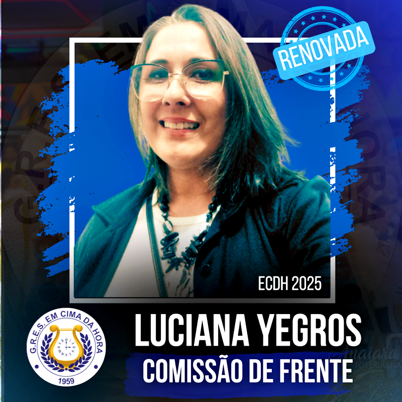 Luciana Yegros continua como coreógrafa da Comissão de frente