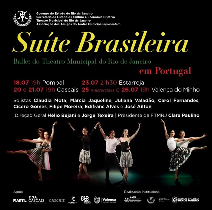 Coreógrafo apresenta espetáculos em Portugal