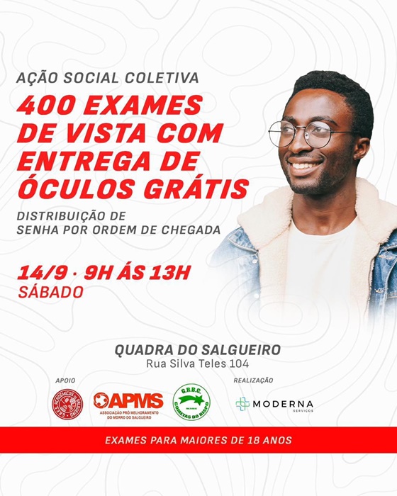 Acadêmicos do Salgueiro e Moderna Serviços promovem ação social